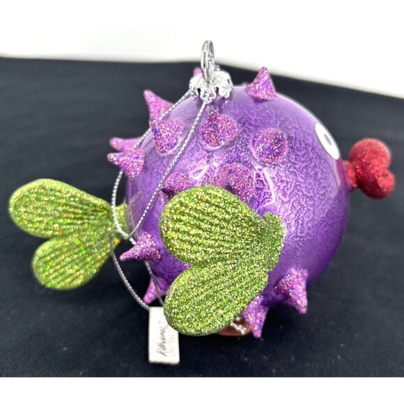 Katherine's Collection Kissing Fish Christmas Ornament 6" Multicolor - Picture 4 of 7